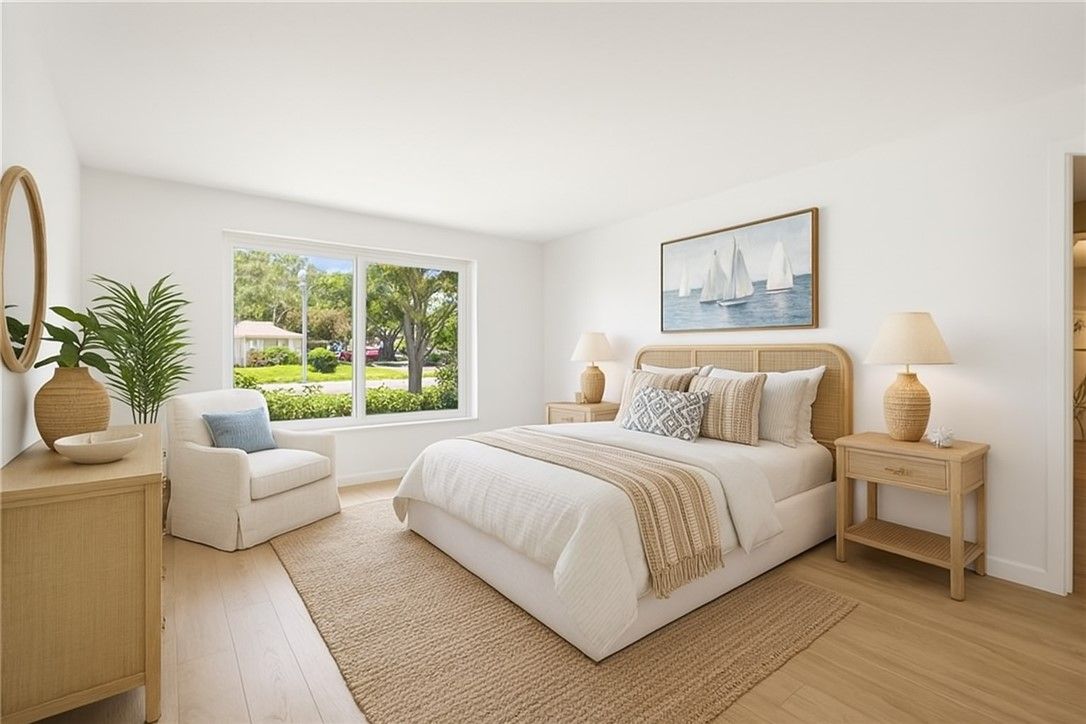 Bedroom, Interior, Wood Texture Flooring