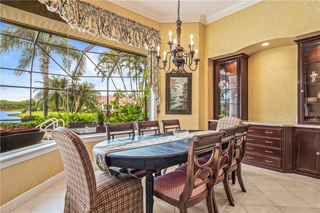 Chandelier, Dining room, Glass Ceilings, Interior, Recessed Lighting, Sun Room, Water