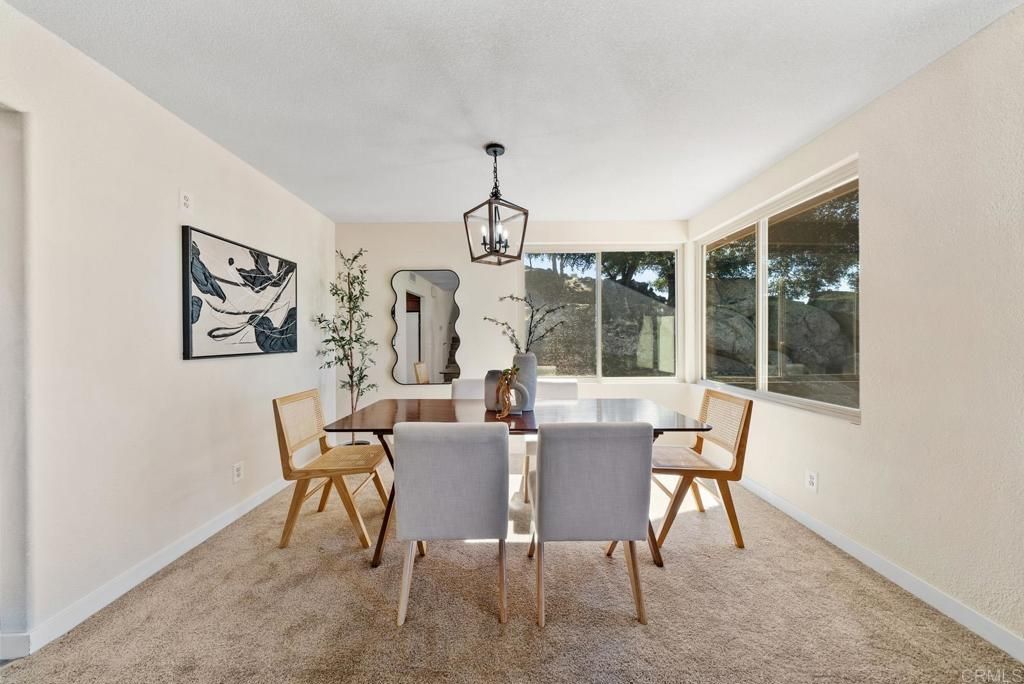 Dining room, Interior, Pendant Lights