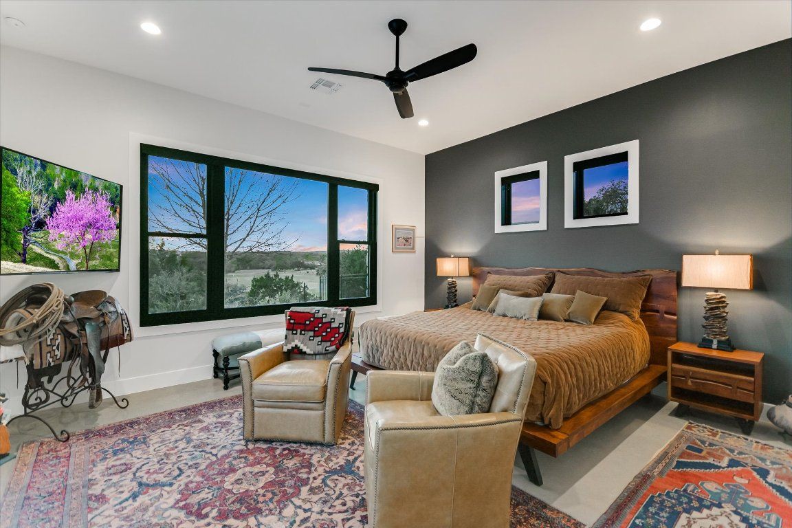 Bedroom, Interior, Recessed Lighting