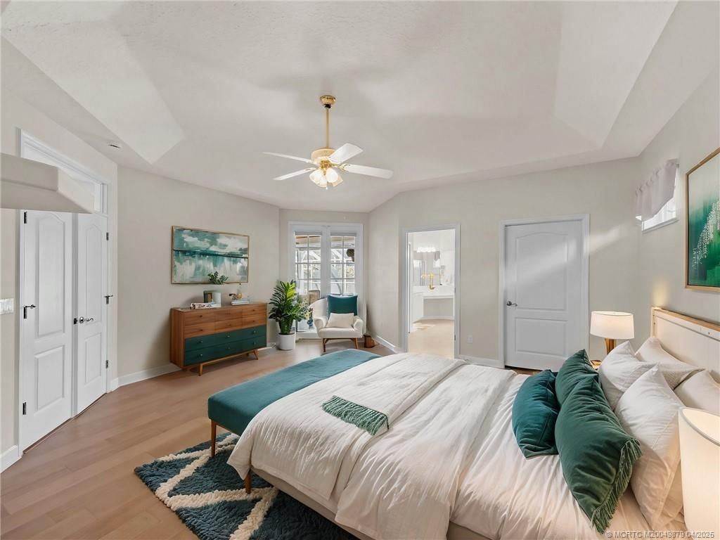 Bedroom, Interior, Wood Texture Flooring