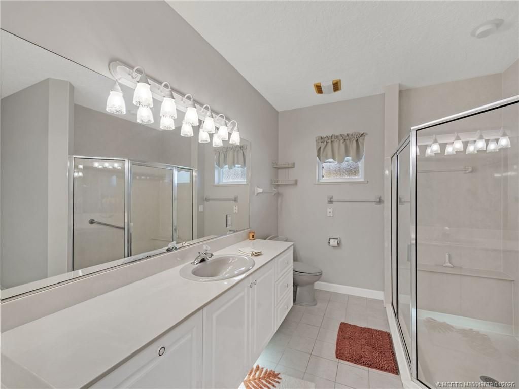 Bathroom, Dual Sink Vanities, Glass Shower, Interior