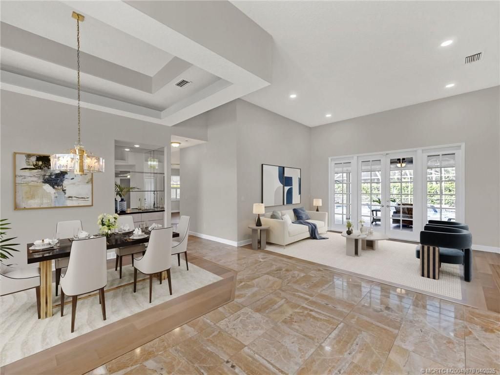 Chandelier, Dining room, Interior, Pendant Lights, Recessed Lighting