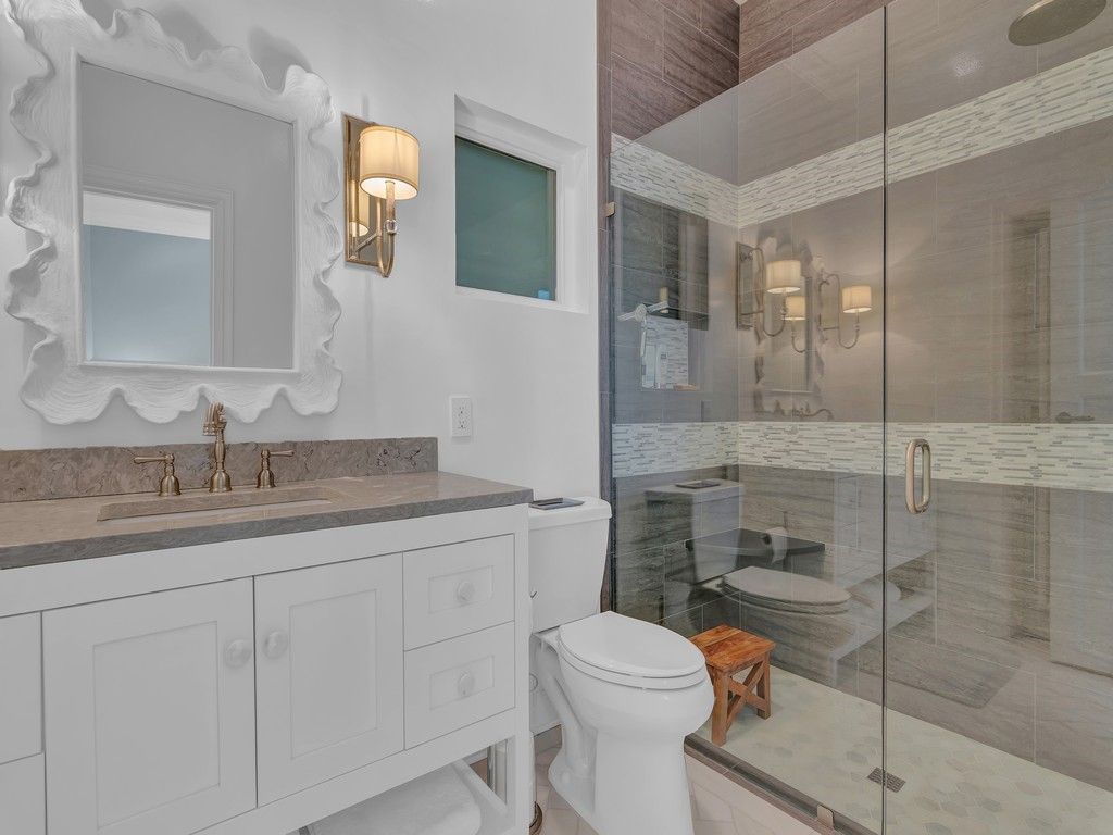 Bathroom, Glass Shower, Interior