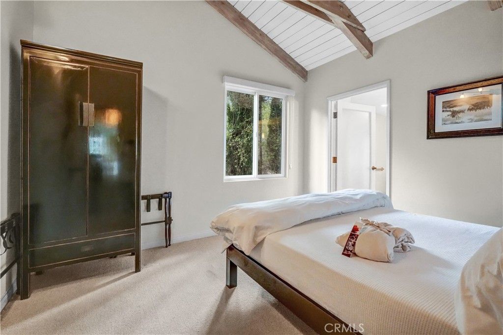 Bedroom, Interior, Wooden Beams