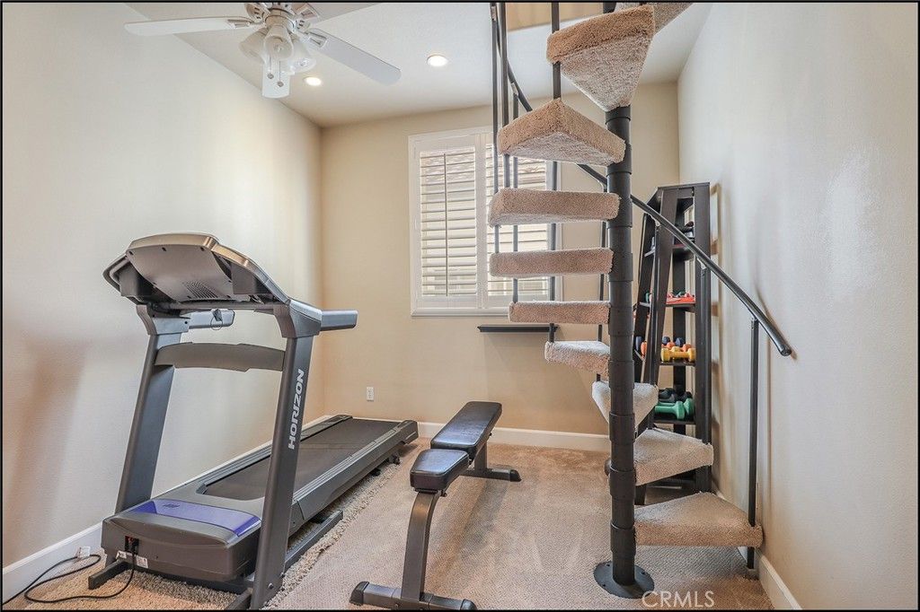 Fitness Equipment, Interior, Recessed Lighting