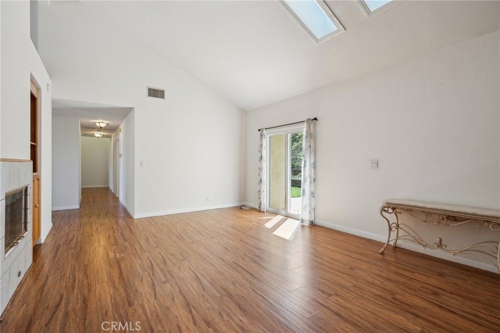 Empty room, Fireplace, Interior, Wood Texture Flooring