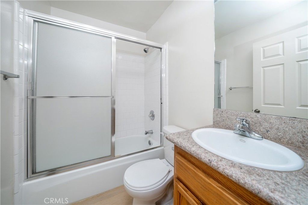 Bathroom, Glass Shower, Interior, Wood Texture Flooring