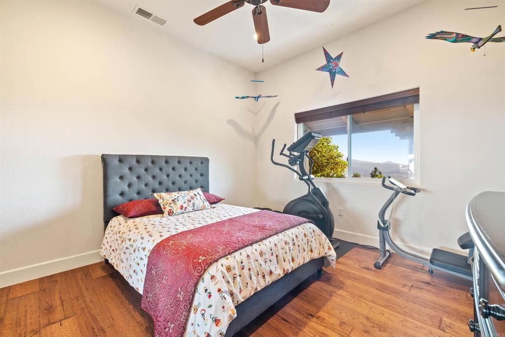 Bedroom, Fitness Equipment, Interior, Wood Texture Flooring
