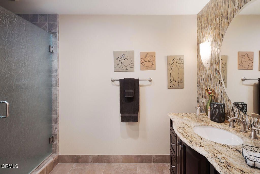 Bathroom, Glass Shower, Interior