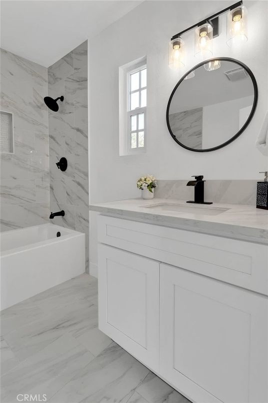 Bathroom, Dual Sink Vanities, Interior, Marble, Marble Walls