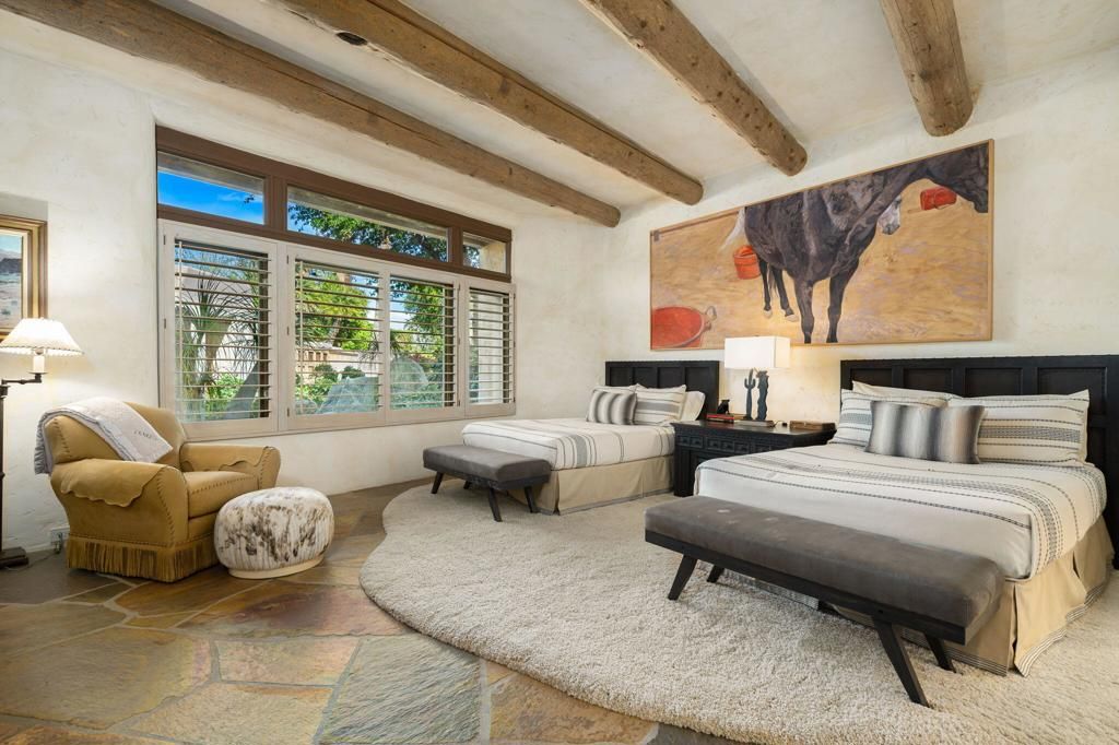 Bedroom, Interior, Wooden Beams