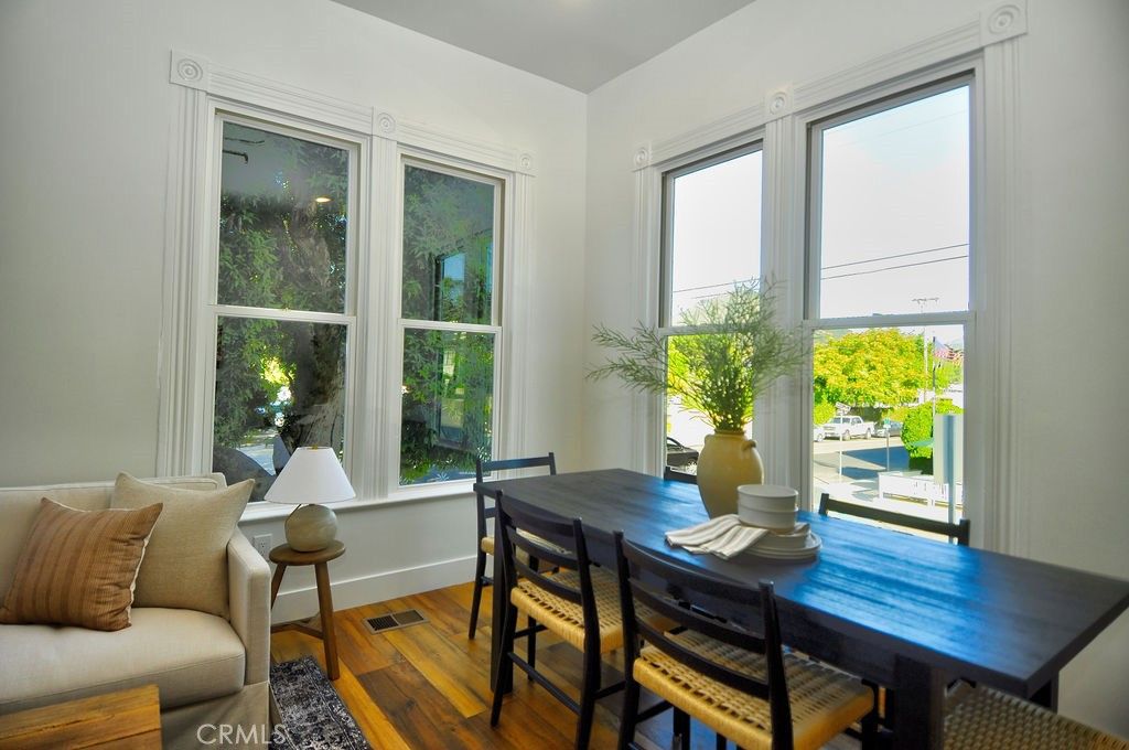 Dining room, Interior, Wood Texture Flooring