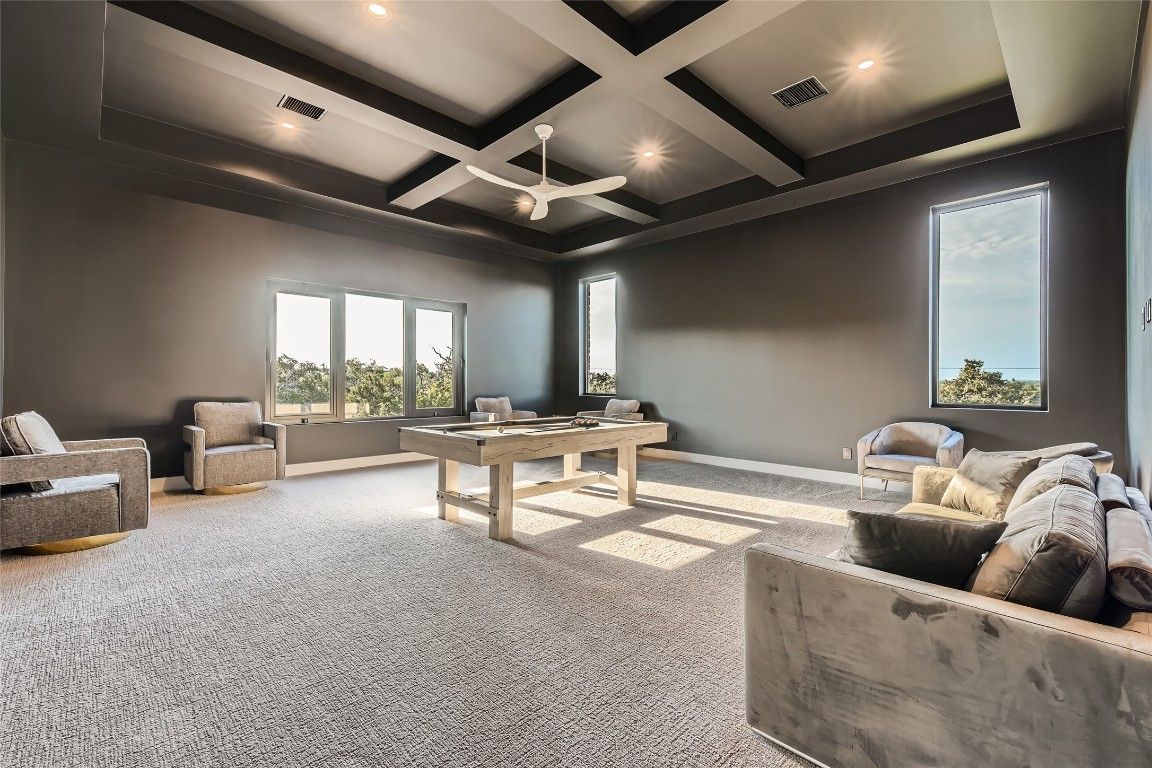 Game Room, Interior, Recessed Lighting