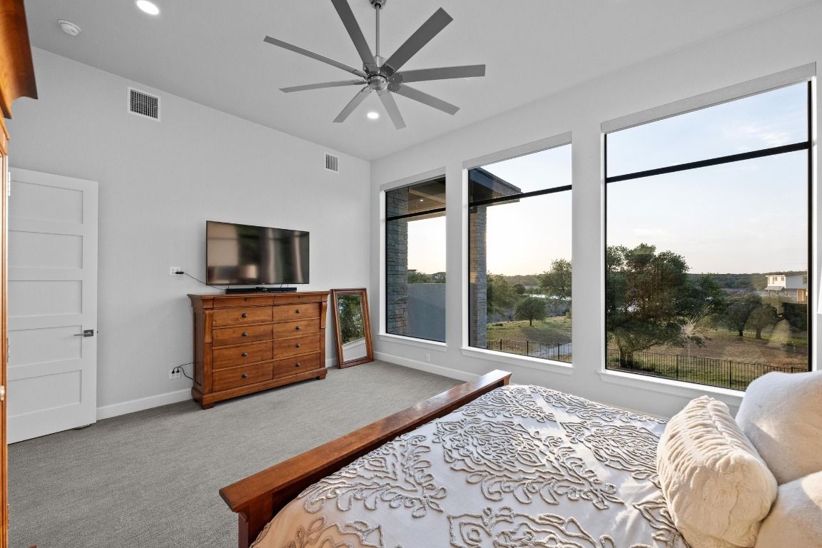 Bedroom, Interior, Recessed Lighting