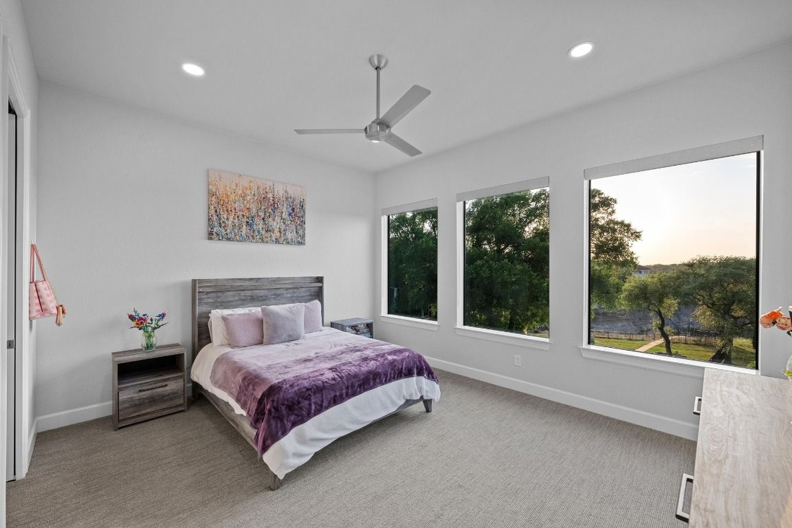 Bedroom, Interior, Recessed Lighting