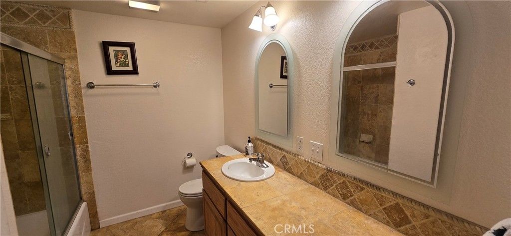 Bathroom, Dual Sink Vanities, Glass Shower, Interior, Tile Countertops
