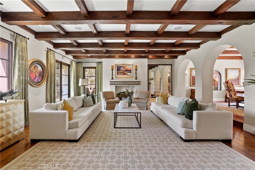 Fireplace, Interior, Living room, Wooden Beams, Wood Texture Flooring