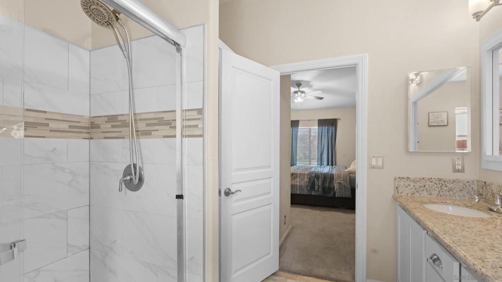 Bathroom, Bedroom, Glass Shower, Interior, Marble Walls