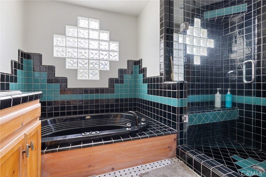 Bathroom, Glass Shower, Interior, Tile Countertops