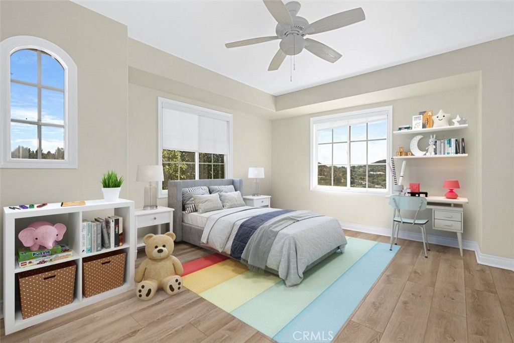 Bedroom, Home Office, Interior, Wood Texture Flooring