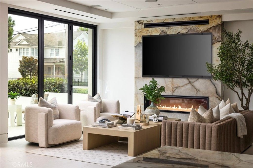 Fireplace, Interior, Living room, Stone Walls