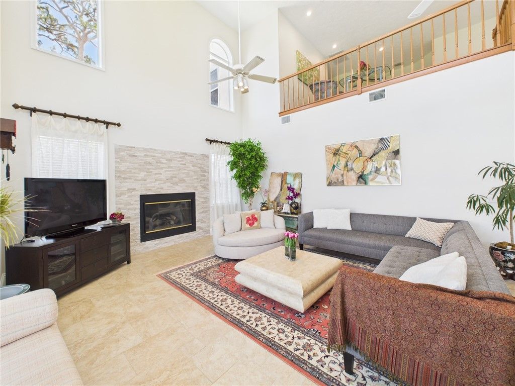 Fireplace, Interior, Living room, Recessed Lighting