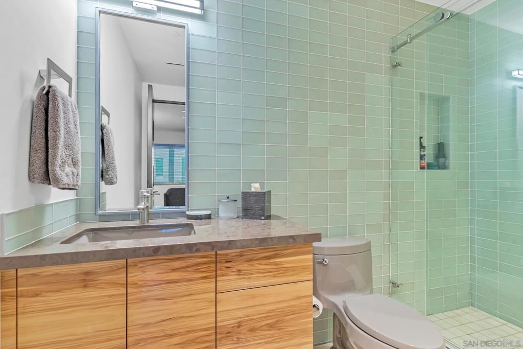 Bathroom, Glass Shower, Interior