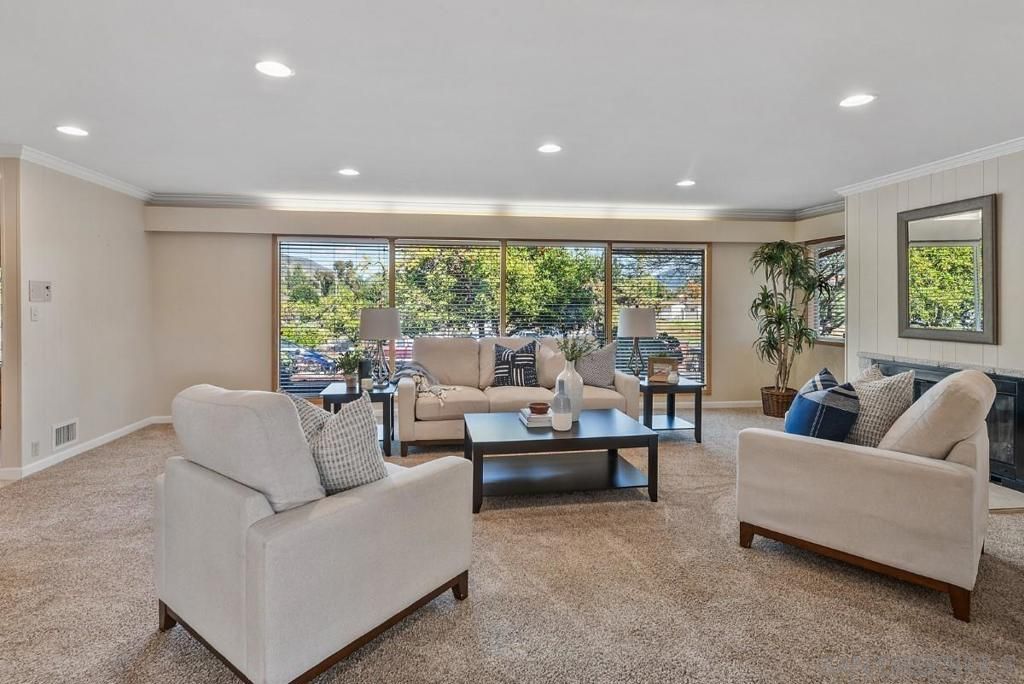 Interior, Living room, Recessed Lighting