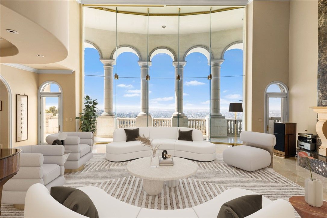 Fireplace, Interior, Living room, Recessed Lighting, Water