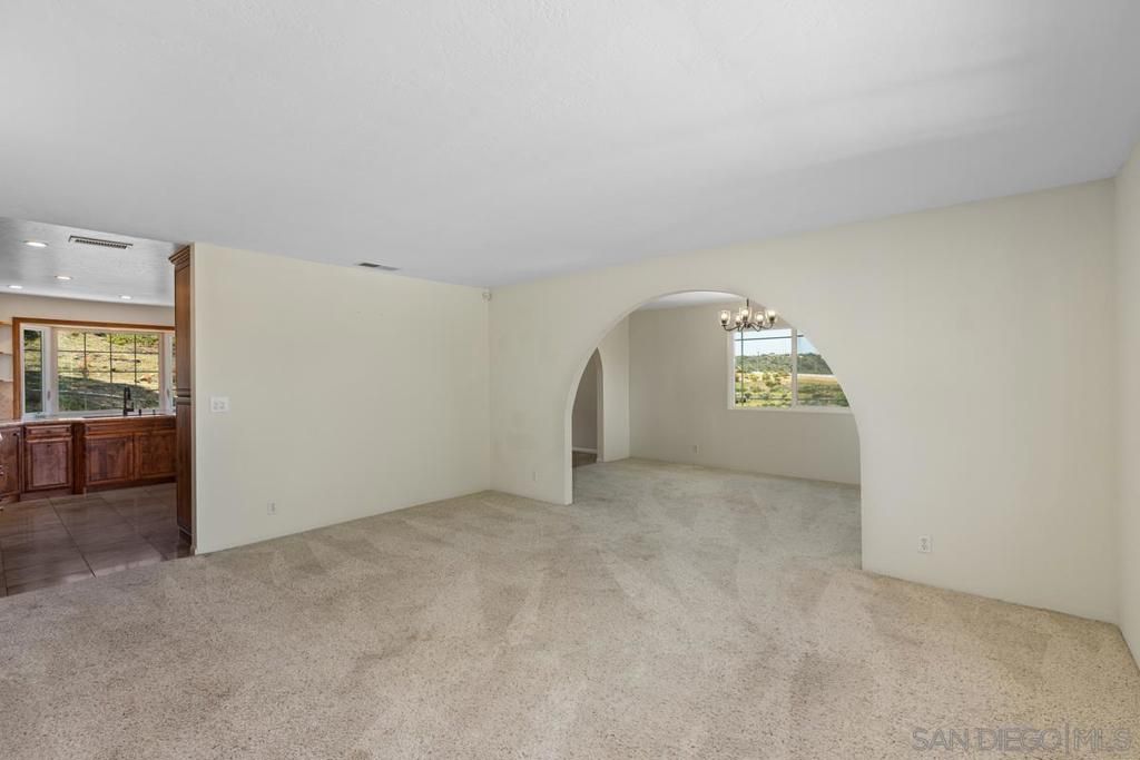 Chandelier, Empty room, Interior, Recessed Lighting
