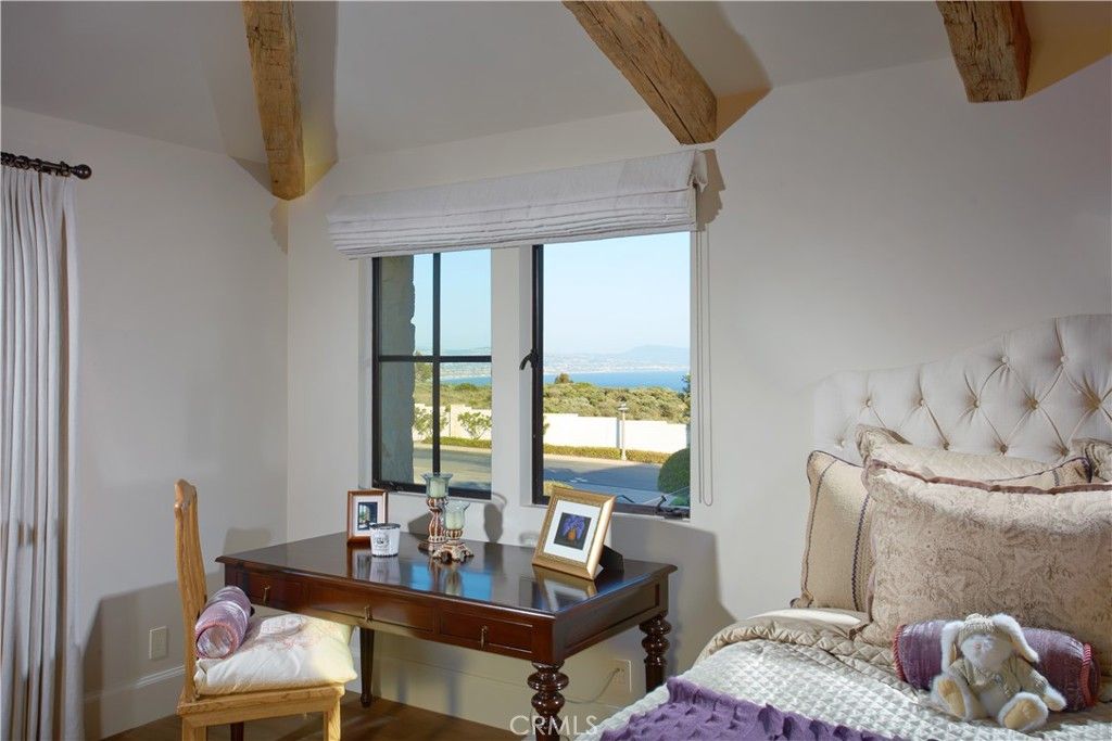 Bedroom, Home Office, Interior, Water, Wooden Beams