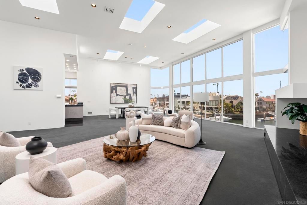 Interior, Living room, Recessed Lighting