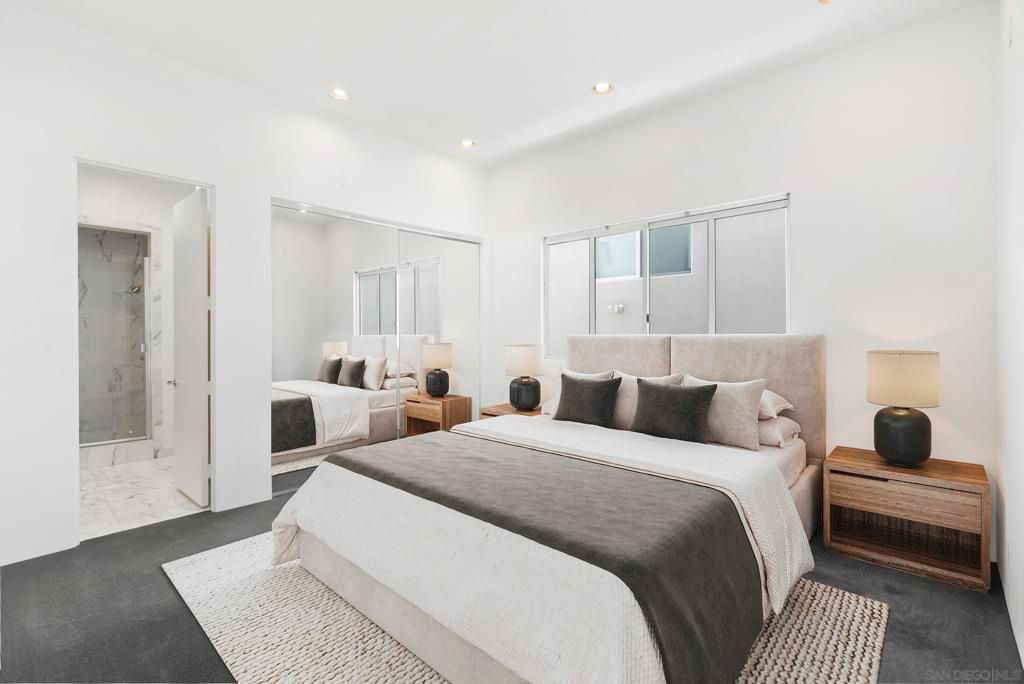 Bedroom, Interior, Recessed Lighting