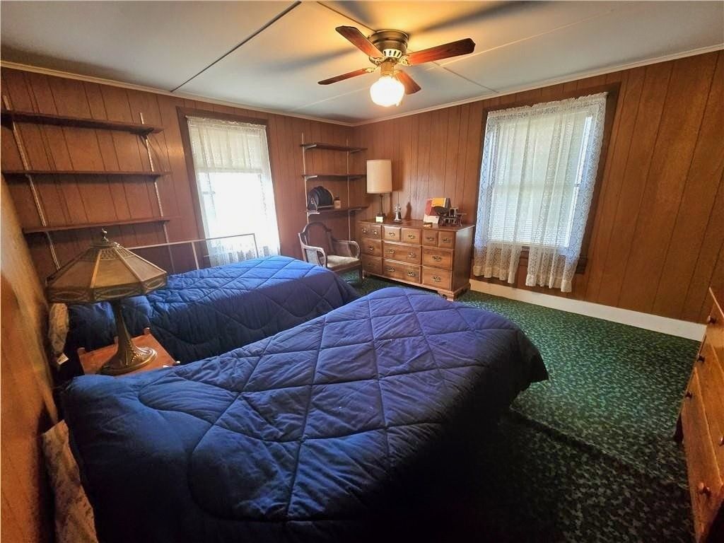Bedroom, Interior, Wooden Walls
