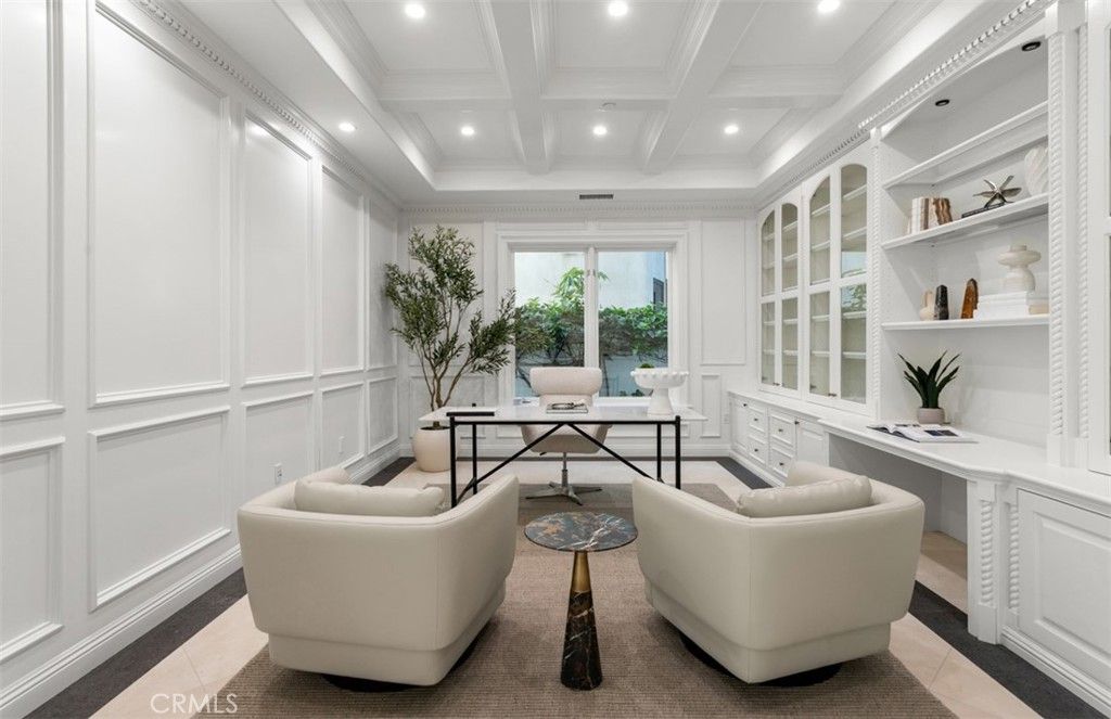 Home Office, Interior, Recessed Lighting