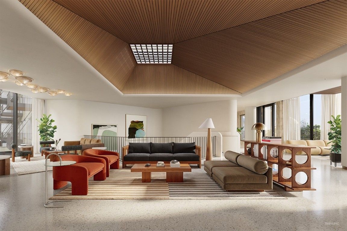 Interior, Living room, Wooden Ceilings