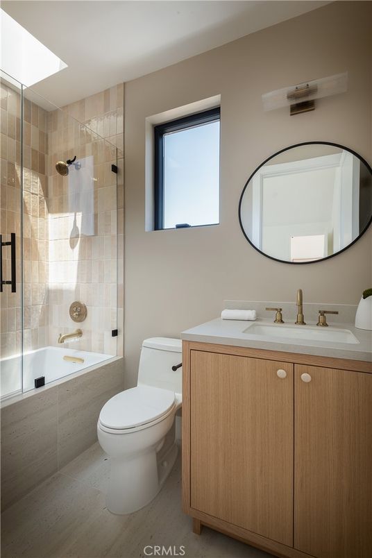 Bathroom, Dual Sink Vanities, Glass Shower, Interior