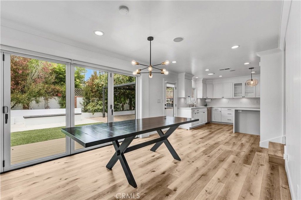 Game Room, Interior, Kitchen, Pendant Lights, Recessed Lighting, Wood Texture Flooring