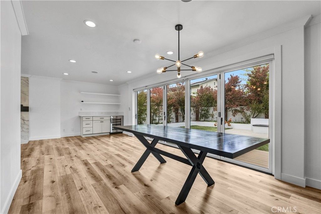 Game Room, Interior, Pendant Lights, Recessed Lighting, Wood Texture Flooring