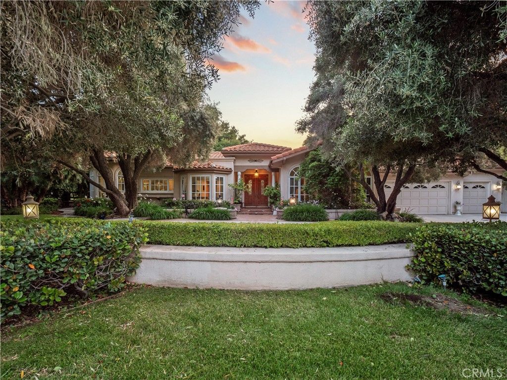 Attached, Backyard, Exterior, Facade, Mediterranean