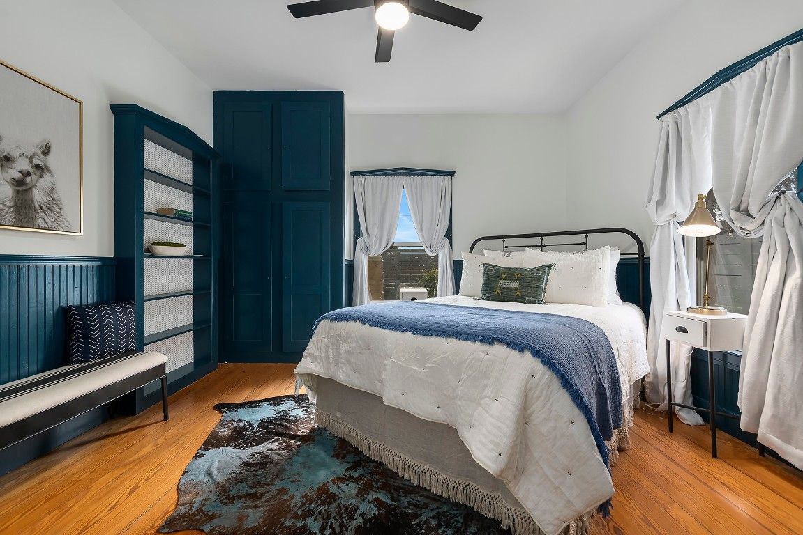 Bedroom, Interior, Wood Texture Flooring