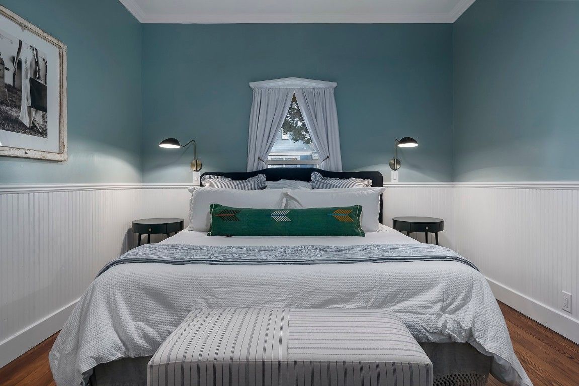 Bedroom, Interior, Wood Texture Flooring