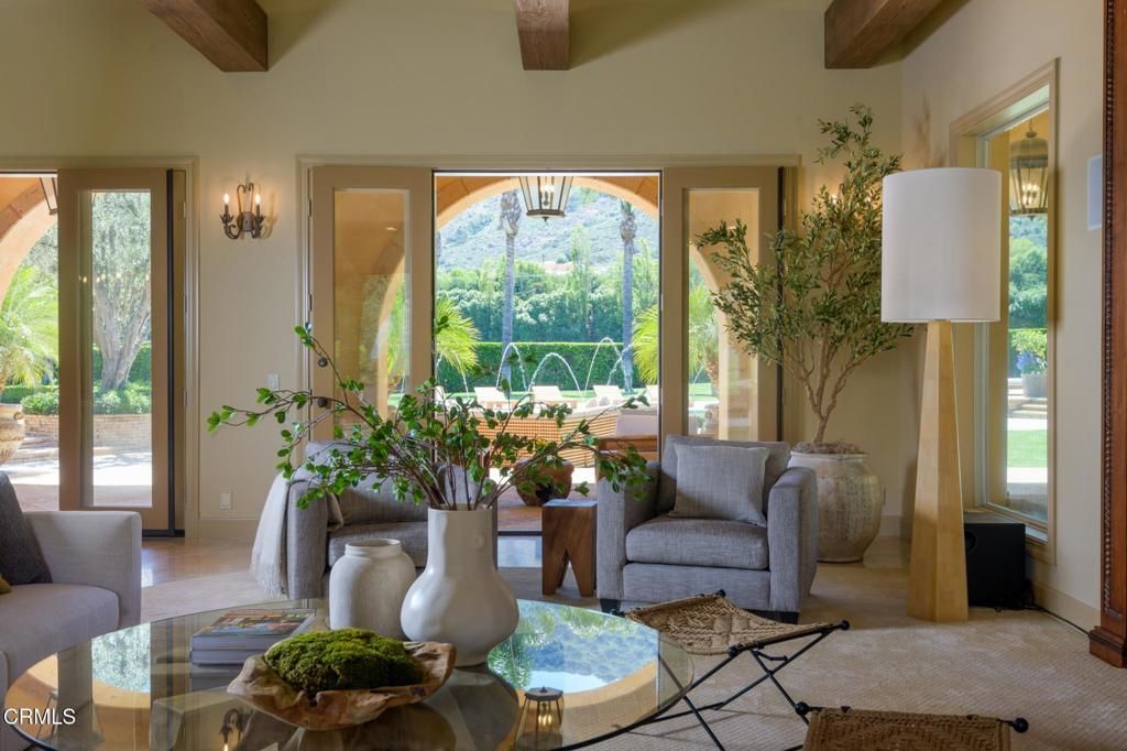 Interior, Living room, Wooden Beams