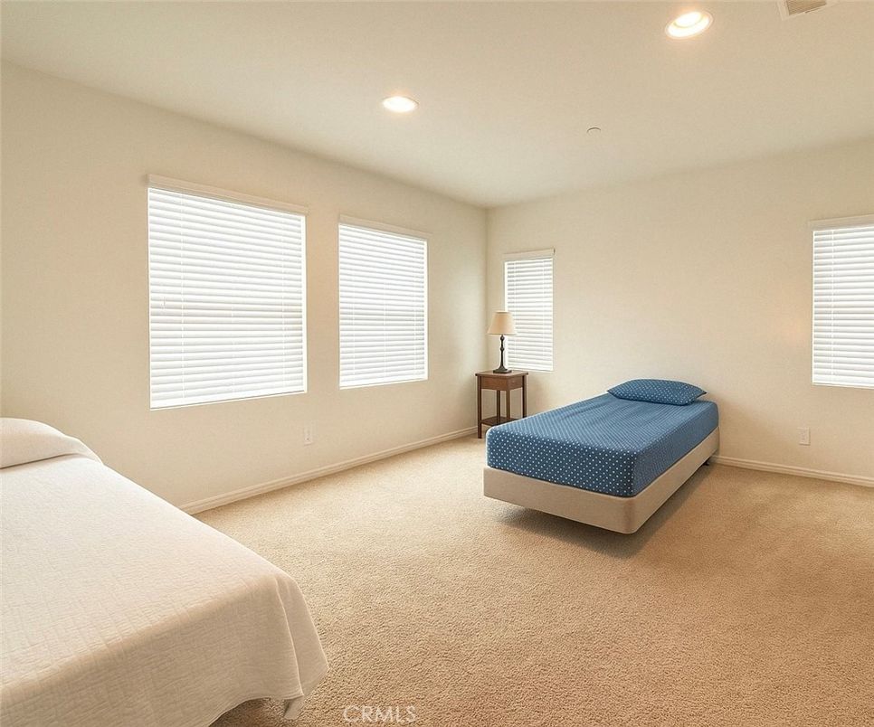 Bedroom, Interior, Recessed Lighting
