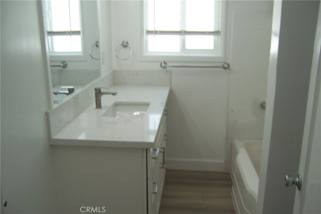 Bathroom, Dual Sink Vanities, Interior, Wood Texture Flooring