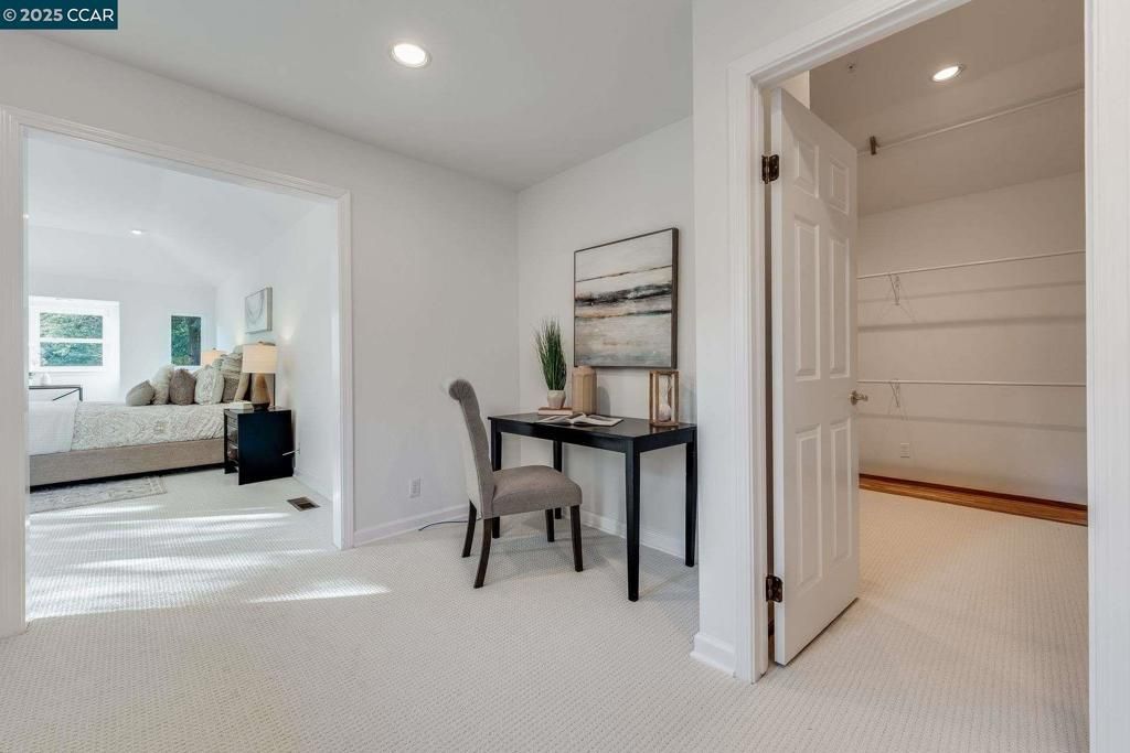 Home Office, Interior, Recessed Lighting