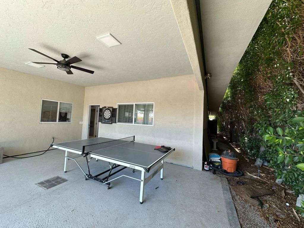 Exterior, Game Room