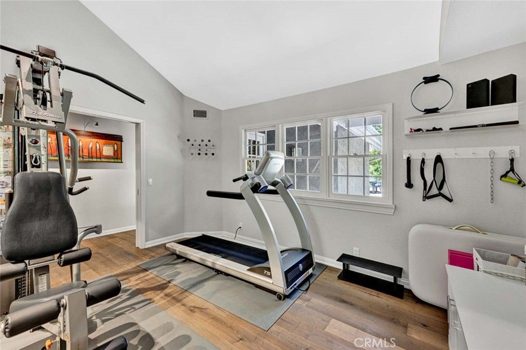 Fitness Equipment, Interior, Wood Texture Flooring