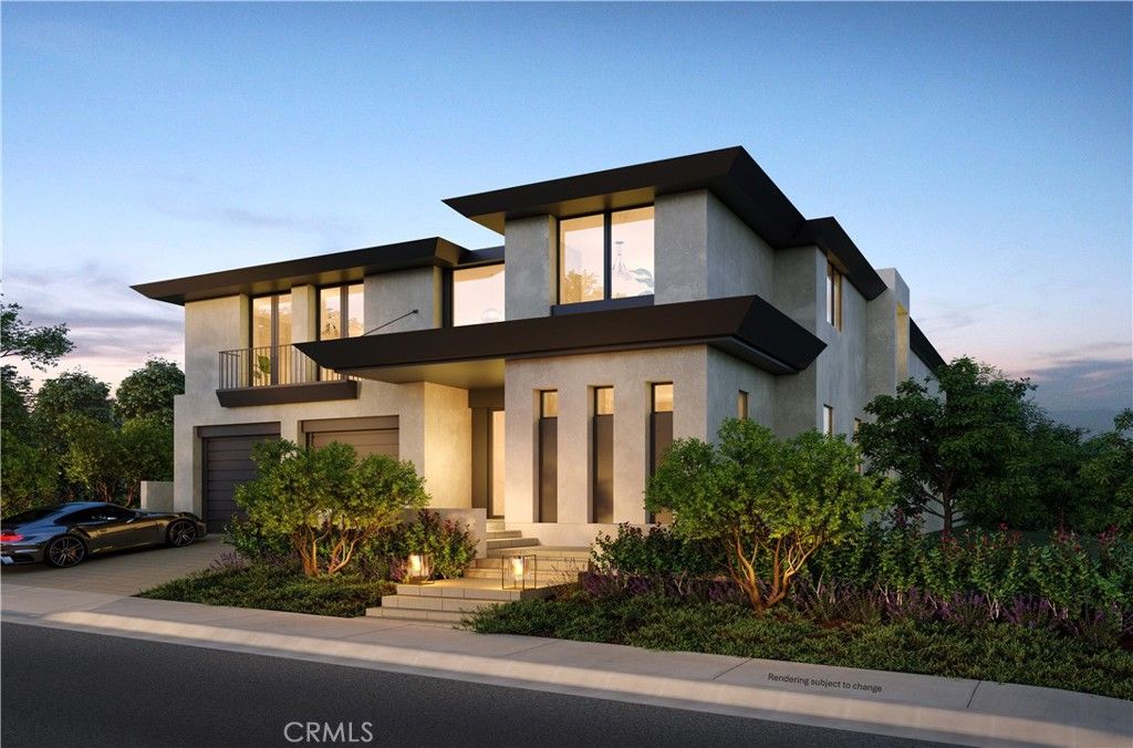 Attached, Exterior, Facade, Modern